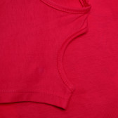 Βαμβακερό μπλουζάκι για κορίτσια, κόκκινο χρώμα Monster High 144103 3