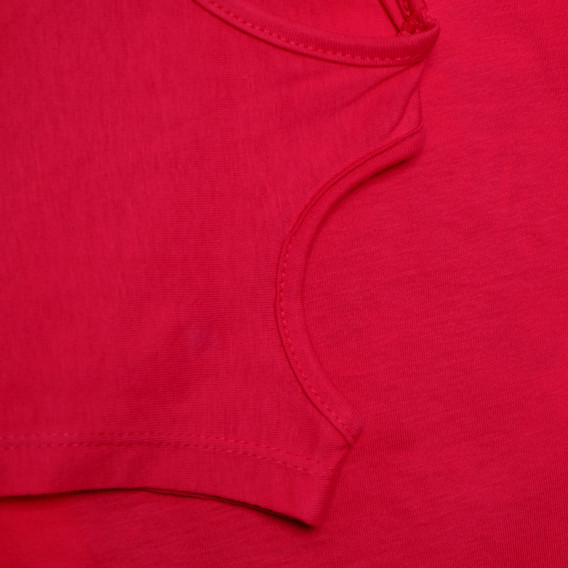 Βαμβακερό μπλουζάκι για κορίτσια, κόκκινο χρώμα Monster High 144103 3