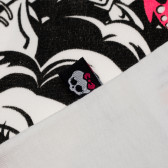 Γυναικείο βαμβακερό μπλουζάκι σε λευκό Monster High 144157 3