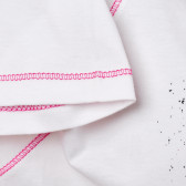 Κορίτσια Λευκό βαμβακερό μπλουζάκι Monster High 144191 3