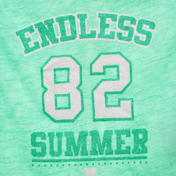 Κορίτσια Πράσινη μακρυμάνικη μπλούζα Disney 145859 2