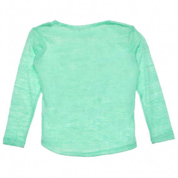 Κορίτσια Πράσινη μακρυμάνικη μπλούζα Disney 145861 4