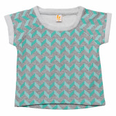 Κορίτσια πολύχρωμο βαμβακερό μπλουζάκι FZ frendz 145923 