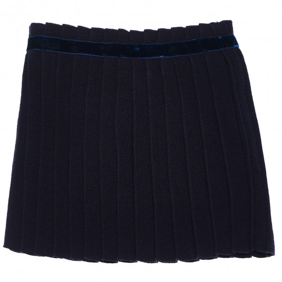 Σκούρο μπλε πτυχωτό φούστα για κορίτσια ZY 147922 2