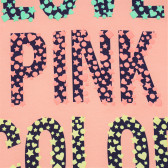 Κορίτσι Pink Κοντομάνικο μπλουζάκι LOVE επιγραφή Acar 148178 2