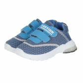 Μπλε αθλητικά παπούτσια για αγόρια Velcro Star 148336 
