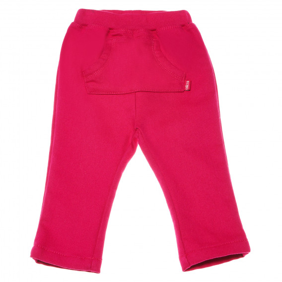 Ροζ παντελόνι για κορίτσι, με τσέπη καγκουρό  Chicco 148595 