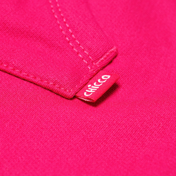 Ροζ παντελόνι για κορίτσι, με τσέπη καγκουρό  Chicco 148597 3
