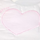 Σαλιάρα με διακόσμηση καρδιά για κορίτσια, ροζ Chicco 148770 2