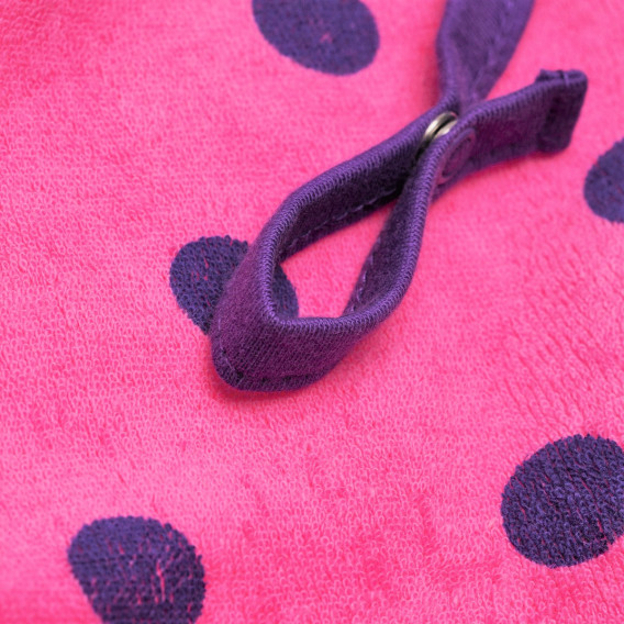 Σαλιάρα με μοβ τόνους για κορίτσια, ροζ Chicco 148785 3