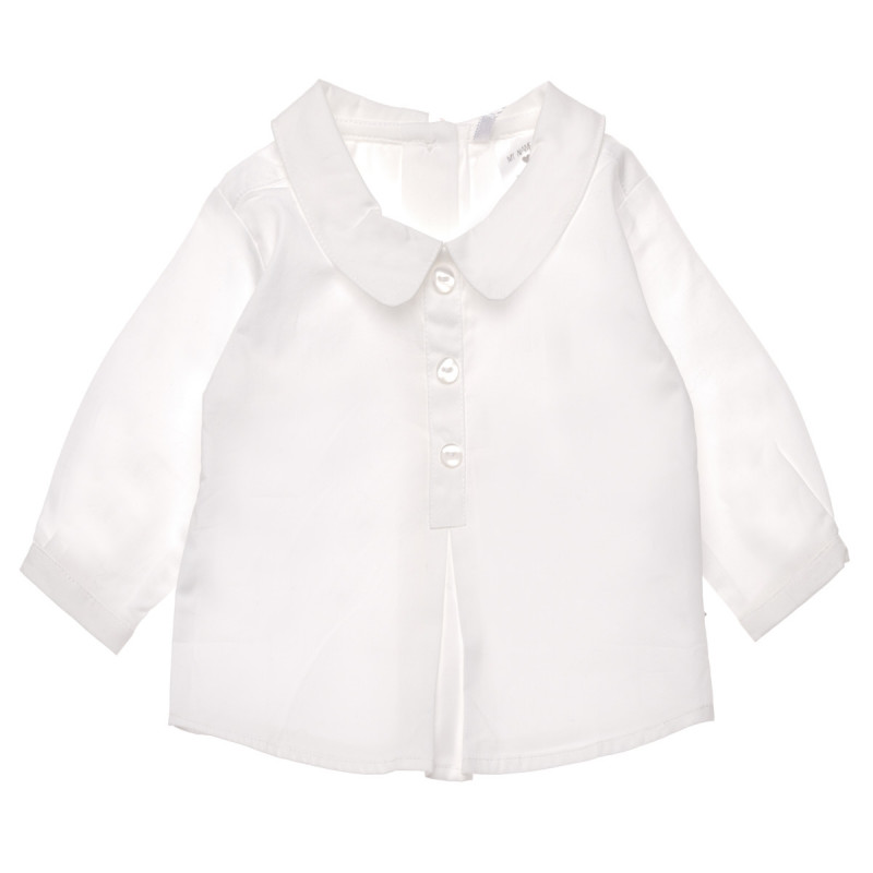 Μακρυμάνικο πουκάμισο για κορίτσια, λευκό  148923