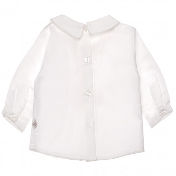 Μακρυμάνικο πουκάμισο για κορίτσια, λευκό Chicco 148924 2