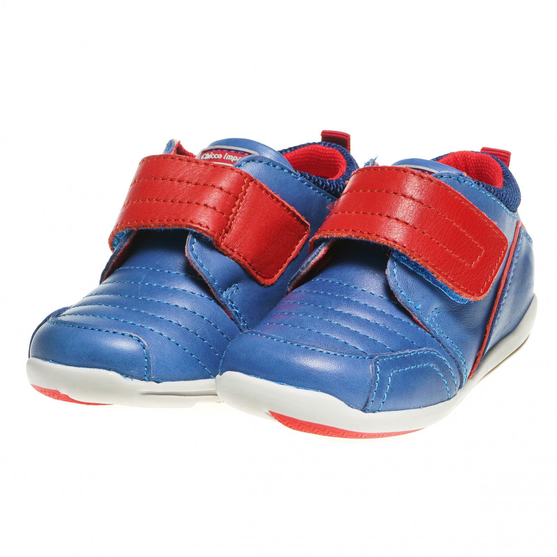Μπλε πάνινα παπούτσια για ένα αγόρι, μπλε  149628