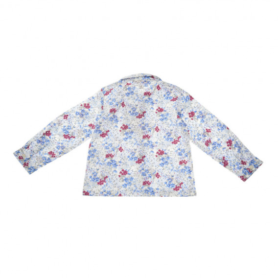 Μακρυμάνικο πουκάμισο με φλοράλ σχέδιο για μωρά Neck & Neck 149867 2