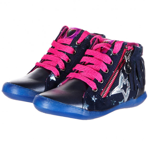 Πάνινα παπούτσια με αστέρι για κορίτσι Agatha ruiz de la prada 150029 