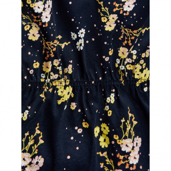 Φόρεμα με τιράντες από βιολογικό βαμβάκι με floral σχέδιο για κορίτσια Name it 150372 4
