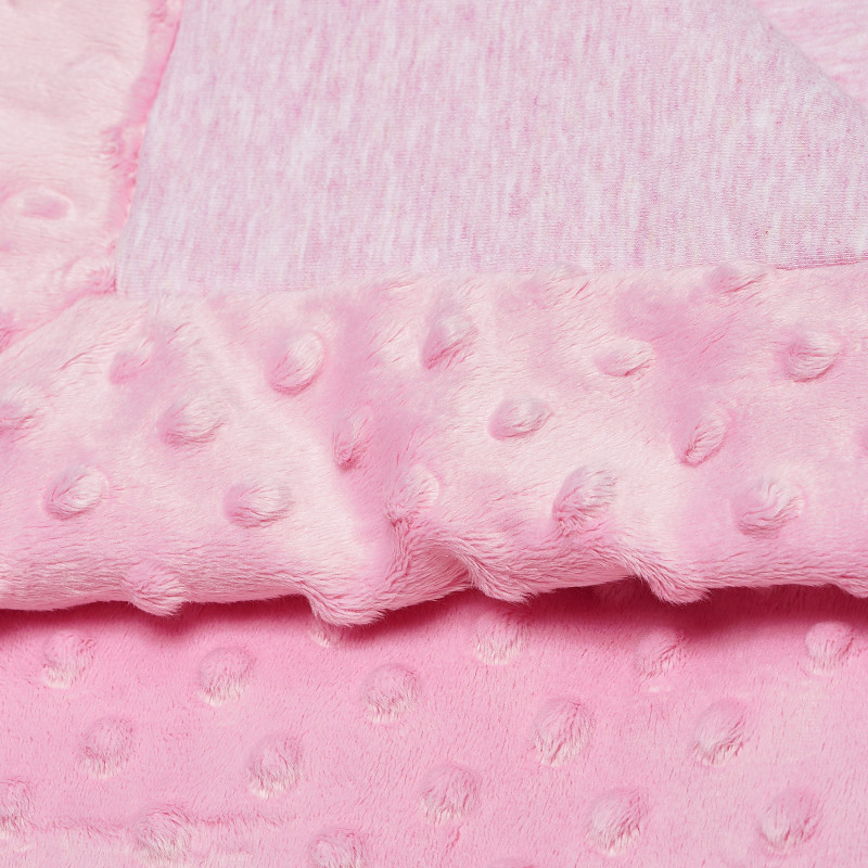 Κουβέρτα με ανάγλυφες κουκίδες για ροζ κορίτσια  151320