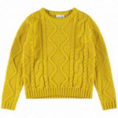 Πλεκτό πουλόβερ για κορίτσια κίτρινο Name it 151337 