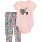 Σετ κορμάκια και παντελόνι για το μωρό Little Sister Carter's 151361 