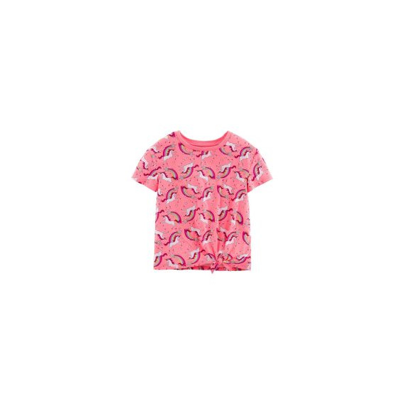Μπλουζάκι για ένα κορίτσι - Μονόκεροι, ροζ Carter's 151449 5