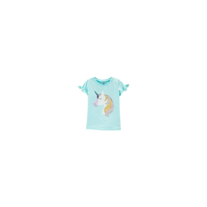 Μπλουζάκι με μια μεταβαλλόμενη εικόνα - Μονόκερος, για ένα κορίτσι  151453