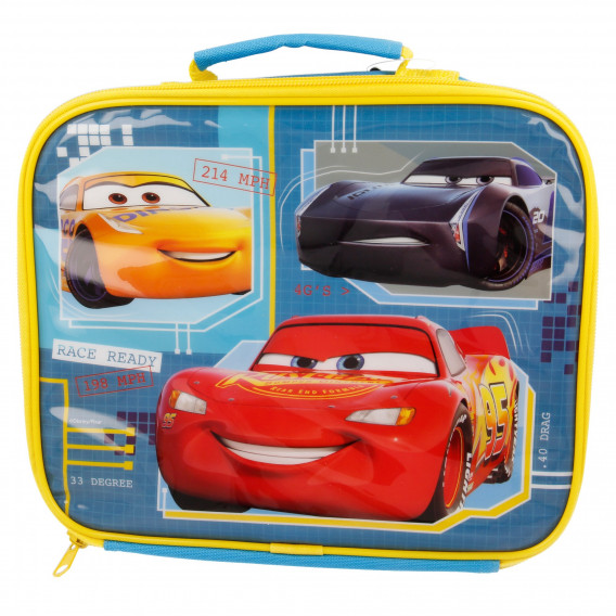 Ορθογώνια μονωμένη τσάντα μεσημεριανού γεύματος - Αυτοκίνητα, για ένα αγόρι Cars 152547 