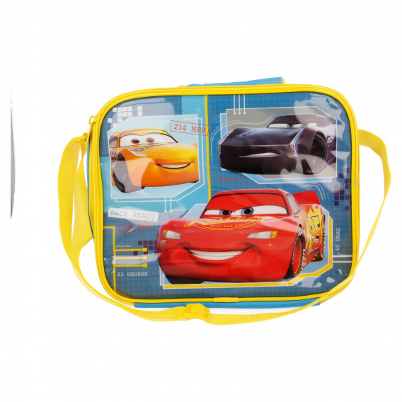 Ορθογώνια μονωμένη τσάντα μεσημεριανού με ιμάντα - Αυτοκίνητα, για ένα αγόρι Cars 152550 