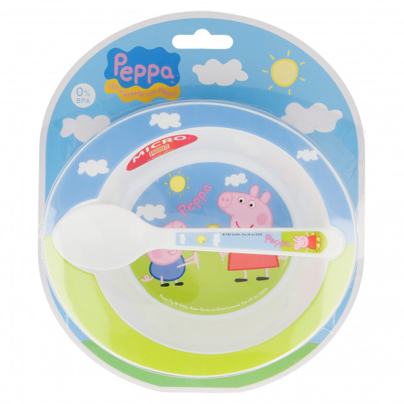 Σετ μπολ και κουτάλι με φούρνο μικροκυμάτων - Peppa Pig Peppa pig 152634 2