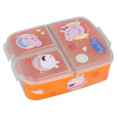Κουτί φαγητού με 3 διαμερίσματα - Peppa Pig, 800 ml Peppa pig 152688 