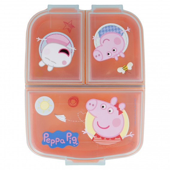 Κουτί φαγητού με 3 διαμερίσματα - Peppa Pig, 800 ml Peppa pig 152690 3