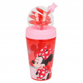 Κύπελλο με καλαμάκι Minnie Mouse, 420 ml Minnie Mouse 153138 
