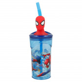 Ποτήρι με 3D σχήμα Spiderman Graffiti, 360 ml Spiderman 153162 