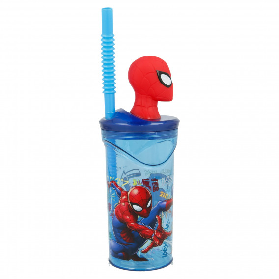 Ποτήρι με 3D σχήμα Spiderman Graffiti, 360 ml Spiderman 153164 3