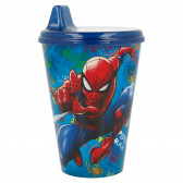 Αθλητικό κύπελλο με καπάκι για υγρά Spider-Man Graffiti, 430 ml Spiderman 153188 