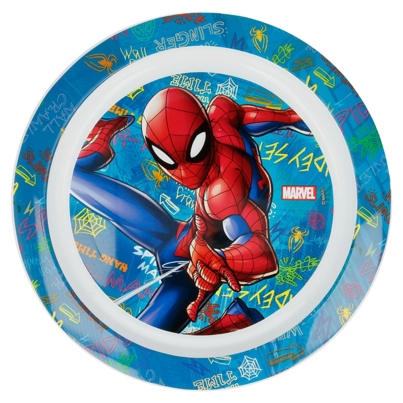 Πιάτο για τον φούρνο μικροκυμάτων Spiderman Graffiti, 22 εκ.  153209