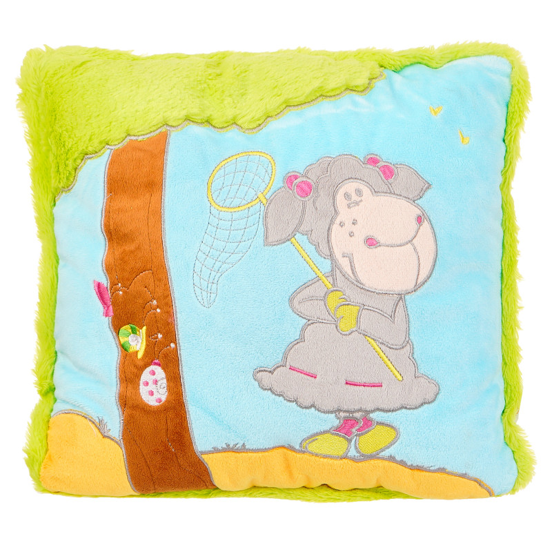 Βελούδινο μαξιλάρι με πρόβατα, 38 x 38 cm  153430