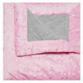 Κουβέρτα με γκρι πουά για κορίτσι, ροζ TUTU 153696 