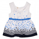 Βαμβακερό φόρεμα με φλοράλ τύπωμα και ζώνη για το μωρό Boboli 154181 2