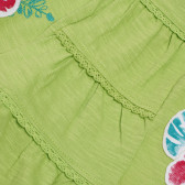 Φόρεμα με floral τύπωμα για ένα κοριτσάκι, πράσινο Boboli 154230 3