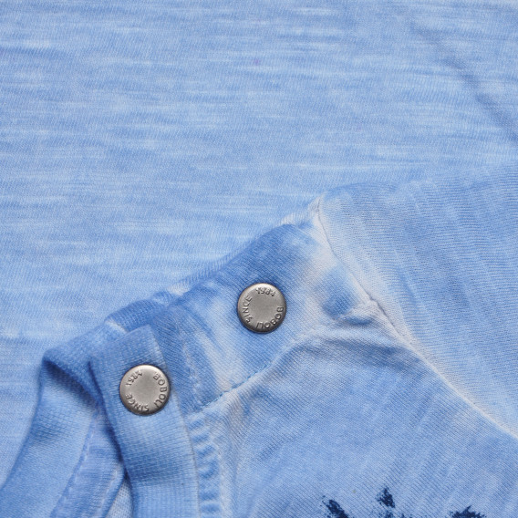 Βαμβακερή μπλούζα για ένα αγοράκι με μπλε χρώμα - Καλιφόρνια Boboli 154925 4