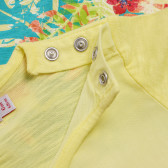 Μπλουζάκι με τύπωμα για ένα κοριτσάκι, κίτρινο Boboli 154968 4