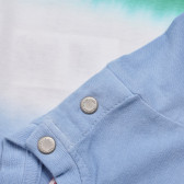 Βαμβακερό μπλουζάκι για μωρά, γραβάτα Boboli 154984 4