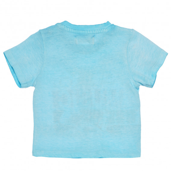 Βαμβακερό μπλουζάκι αγοράκι σε γαλάζιο χρώμα - Μουσική Boboli 154994 2