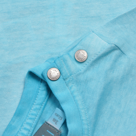Βαμβακερό μπλουζάκι αγοράκι σε γαλάζιο χρώμα - Μουσική Boboli 154996 4