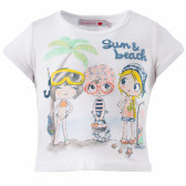 Βαμβακερή μπλούζα για μωρό - Ήλιος και παραλία Boboli 155009 