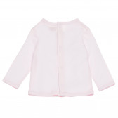 Βαμβακερή μπλούζα για κοριτσάκι σε ροζ χρώμα - Μείνετε ήρεμοι Boboli 155018 2