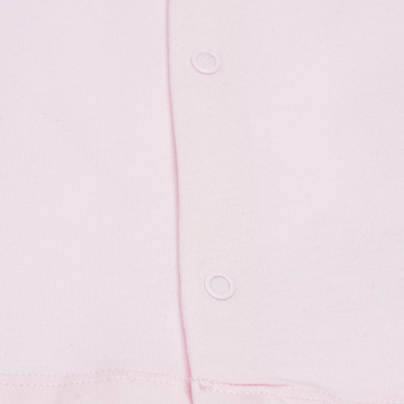 Βαμβακερή μπλούζα για κοριτσάκι σε ροζ χρώμα - Μείνετε ήρεμοι Boboli 155019 3