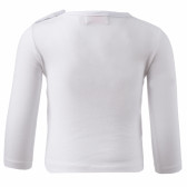Βαμβακερό πουκάμισο με μακριά μανίκια και ναυτική εκτύπωση για αγόρι, λευκό Boboli 155029 2