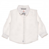 Μακρυμάνικο πουκάμισο και παπιγιόν σε λευκό αγόρι Boboli 155285 