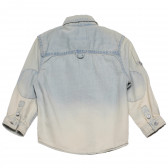 Τζιν πουκάμισο με φθαρμένο εφέ για ένα αγόρι Boboli 155290 2